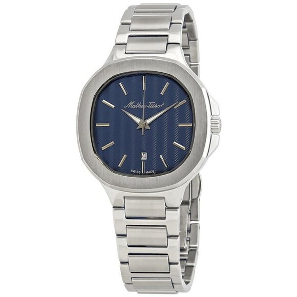 NWT Mathey-Tissot Fashion Men's Quartz Steel Authentic Watch - Picture 1 of 3